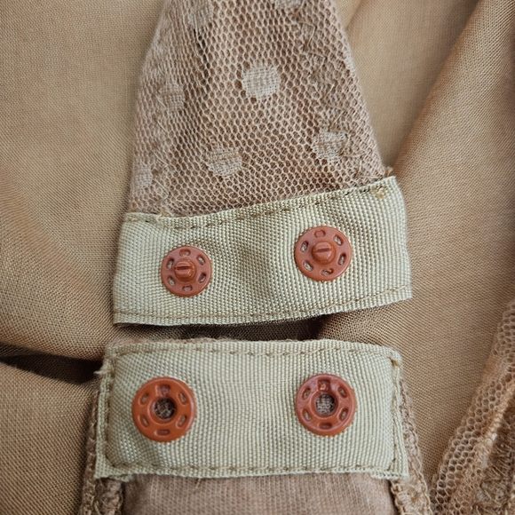 Intimately Free People Call Me Later Bodysuit Flutter Sleeve One Piece Small - Picture 8 of 13